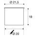 SPOT ΕΔΑΦΟΥΣ ΧΩΝΕΥΤΟ DASAR MEDIUM ROUND INOX316 75W - 230V - ES111 - GU10 - IP67