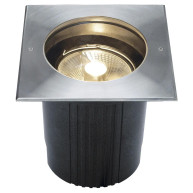 SPOT ΕΔΑΦΟΥΣ ΧΩΝΕΥΤΟ DASAR MEDIUM SQUARE INOX316 75W - 230V - ES111 - GU10 - IP67