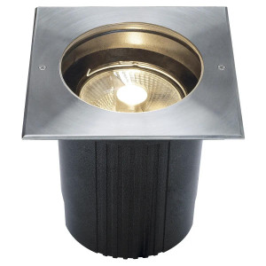 SPOT ΕΔΑΦΟΥΣ ΧΩΝΕΥΤΟ DASAR MEDIUM SQUARE INOX316 75W - 230V - ES111 - GU10 - IP67