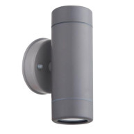 SPOT EΠITOIXO PLASTIC UP DOWN DOUBLE GU10 LED 2x3W - ΓΚΡΙ