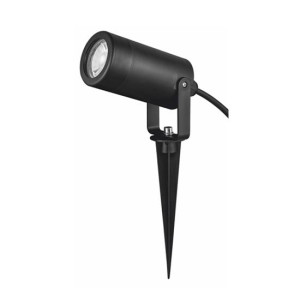 SPOT EΠITOIXO PLASTIC MOVABLE MONO GU10 LED 3W - ΜΑΥΡΟ