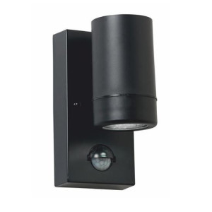 SPOT EΠITOIXO PLASTIC & SENSOR GU10 LED 3W - ΜΑΥΡΟ
