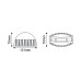 SPOT EΠITOIXO WINDOW ROUND LED 5W - WHITE - IP65