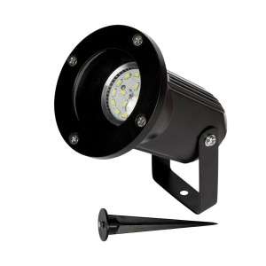 SPOT ΕΠΙΤΟΙΧΟ ΑΛΟΥΜΙΝΙΟΥ SMARTY - GU10 - ΜΑΥΡΟ - IP65
