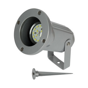 SPOT ΕΠΙΤΟΙΧΟ ΑΛΟΥΜΙΝΙΟΥ SMARTY - GU10 - ΓΚΡΙ - IP65