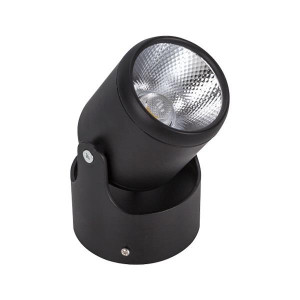 SPOT EΠITOIXO ΑΛΟΥΜΙΝΙΟΥ BEAM COB 24° 10W - 6000K - BLACK - IP20