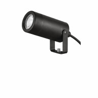 SPOT EΠITOIXO PLASTIC MOVABLE MONO GU10 LED 3W - ΜΑΥΡΟ