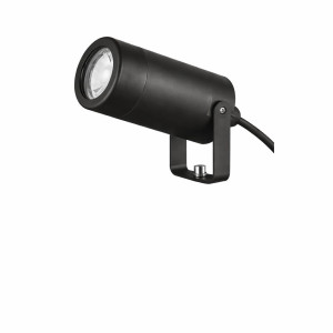 SPOT EΠITOIXO PLASTIC MOVABLE MONO GU10 LED 3W - ΜΑΥΡΟ