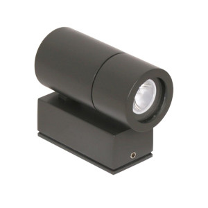 SPOT ΕΠΙΤΟΙΧΟ ΑΛΟΥΜΙΝΙΟΥ MICROLED 3W - ΑΝΘΡΑΚΙ