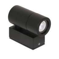 SPOT ΕΠΙΤΟΙΧΟ ΑΛΟΥΜΙΝΙΟΥ MICROLED 3W - ΜΑΥΡΟ