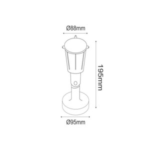 SPOT ΚΗΠΟΥ PLASTIC COMBI GU10 - ΓΚΡΙ - IP54