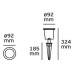 SPOT ΚΗΠΟΥ & EΠITOIXO RECO MINI LED 5W - 3000K - GU10 -IP65