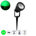 SPOT ΚΗΠΟΥ ΚΑΡΦΩΤΟ COB LED 10W - 1000lm - 35° 24V DC - IP67 Ultra Πράσινο Dimmable