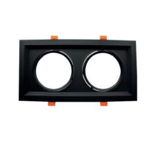 SPOT ΚΙΝΗΤΟ ΧΩΝΕΥΤΟ SQUARE - AR111 - BLACK II