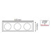 SPOT ΚΙΝΗΤΟ ΧΩΝΕΥΤΟ SQUARE - AR111 - BLACK III