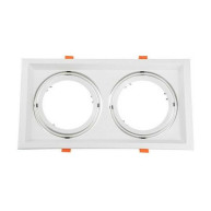 SPOT ΚΙΝΗΤΟ ΧΩΝΕΥΤΟ SQUARE - AR111 - WHITE II