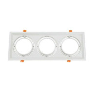SPOT ΚΙΝΗΤΟ ΧΩΝΕΥΤΟ SQUARE - AR111 - WHITE III