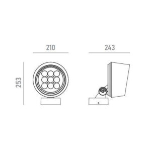 SPOT LED ARKOS 45W - 4000K - IP66