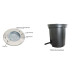 SPOT ΠΙΣΙΝΑΣ RECESSED MEDIUM SPA LED 3x2W - 12V/24V - RGB - IP68
