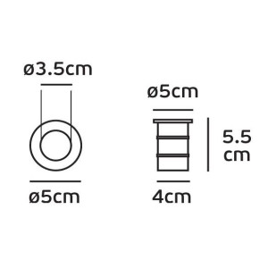 SPOT ΠΙΣΙΝΑΣ & ΣΥΝΤΡΙΒΑΝΙΟΥ CASTRO-2 LED 3W - 12V - MR11 - 3000K - IP68