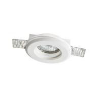 SPOT ΨΕΥΔΟΡΟΦΗΣ ΓΥΨΙΝΟ Φ100 ROUND A 7W - GU10 - IP20