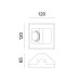 SPOT ΨΕΥΔΟΡΟΦΗΣ ΓΥΨΙΝΟ SQUARE E 7W - GU10 - IP20