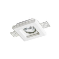SPOT ΨΕΥΔΟΡΟΦΗΣ ΓΥΨΙΝΟ SQUARE C 7W - GU10 - IP20