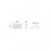 SPOT ΨΕΥΔΟΡΟΦΗΣ ΓΥΨΙΝΟ RECTANGULAR B 2x7W - GU10 - IP20