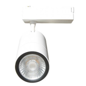 SPOT ΡΑΓΑΣ 2 ΚΑΛΩΔΙΩΝ ΤΥΠΟΥ Α CAT LED COB 30W - 3000K - 24° - WHITE