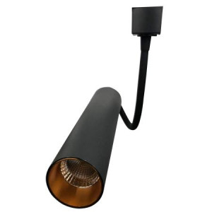 SPOT ΡΑΓΑΣ 2 ΚΑΛΩΔΙΩΝ ΤΥΠΟΥ Α SNAKE LED COB 10W - 3000K - 18° - BLACK