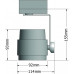 SPOT ΡΑΓΑΣ 4 ΚΑΛΩΔΙΩΝ NISSOS AC LED 20W - 3000K - IP20