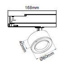 SPOT ΡΑΓΑΣ LED OCULUS 3-PHASE 15W - 4000K - 25°~50° - WHITE