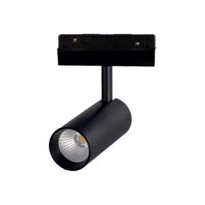SPOT ΡΑΓΑΣ 4 ΚΑΛΩΔΙΩΝ CYLINDRO COB LED 27W - 3000K - ΜΑΥΡΟ - 36° - IP20