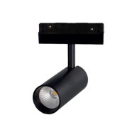 SPOT ΡΑΓΑΣ 4 ΚΑΛΩΔΙΩΝ CYLINDRO COB LED 27W - 4000K - ΜΑΥΡΟ - 36° - IP20