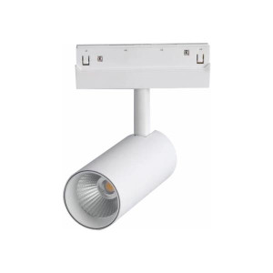 SPOT ΡΑΓΑΣ 4 ΚΑΛΩΔΙΩΝ CYLINDRO COB LED 27W - 3000K - ΛΕΥΚΟ - 36° - IP20