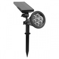 SPOT ΤΟΙΧΟΥ ΕΔΑΦΟΥΣ SOLAR LED SPIKE RGB 4W - IP65
