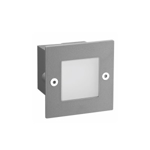 SPOT ΧΩΝΕΥΤΟ STAIRS SQUARE LED 2W - 3000K - GREY - IP54
