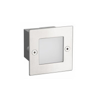 SPOT ΧΩΝΕΥΤΟ STAIRS SQUARE LED 2W - 3000K - INOX - IP54