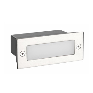 SPOT ΧΩΝΕΥΤΟ STAIRS RECTANGLE LED 2W - 3000K - INOX - IP54