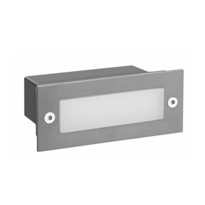 SPOT ΧΩΝΕΥΤΟ STAIRS RECTANGLE LED 2W - 6000K - GREY - IP54
