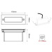 SPOT ΧΩΝΕΥΤΟ STAIRS RECTANGLE LED 2W - 6000K - GREY - IP54