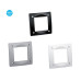 SPOT ΧΩΝΕΥΤΟ ΕΝΤΟΙΧΙΣΜΕΝΟ TETRA GX53 - ΜΑΥΡΟ - IP65
