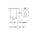 SPOT ΧΩΝΕΥΤΟ NARROW LED 3W - 3000K - ΑΣΗΜΙ - IP65