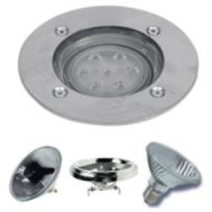 SPOT ΧΩΝΕΥΤΟ ΑΛΟΥΜΙΝΙΟΥ SIRINA ROUND 75W - 230V - ES111 - GU10 - W-B-T - IP65