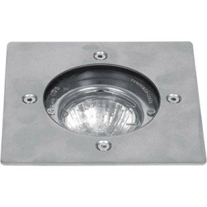 SPOT ΧΩΝΕΥΤΟ ΑΛΟΥΜΙΝΙΟΥ BOLO SQUARE - GU10 - 230V - NIKEL MAT - IP65