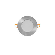 SPOT ΧΩΝΕΥΤΟ ΜΠΑΝΙΟΥ Φ90 ROUND SMD LED 5W - 3000K - ΝΙΚΕΛ ΜΑΤ - IP65
