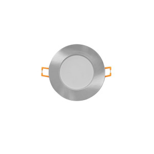SPOT ΧΩΝΕΥΤΟ ΜΠΑΝΙΟΥ Φ90 ROUND SMD LED 5W - 3000K - ΝΙΚΕΛ ΜΑΤ - IP65