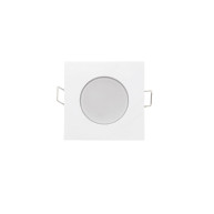 SPOT ΧΩΝΕΥΤΟ ΜΠΑΝΙΟΥ SQUARE SMD LED 5W - 3000K - ΛΕΥΚΟ - IP65
