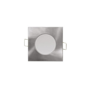 SPOT ΧΩΝΕΥΤΟ ΜΠΑΝΙΟΥ SQUARE SMD LED 5W - 4000K - ΝΙΚΕΛ ΜΑΤ - IP65