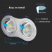 SPOT ΧΩΝΕΥΤΟ PURE ALUMINIUM ROUND - SILVER II - 2xGU10